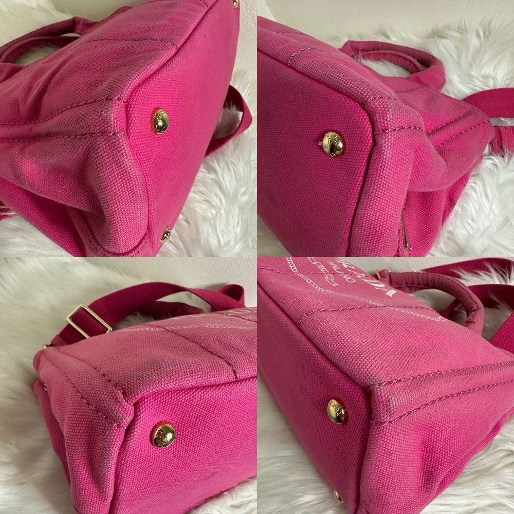 💯Authentic Prada Canapa Two Way - Small sized 🍀 - Picture 5 of 17